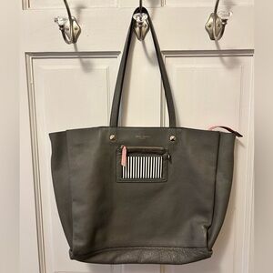 Henri Bendel Influencer Tote in Grey/Pink - 2